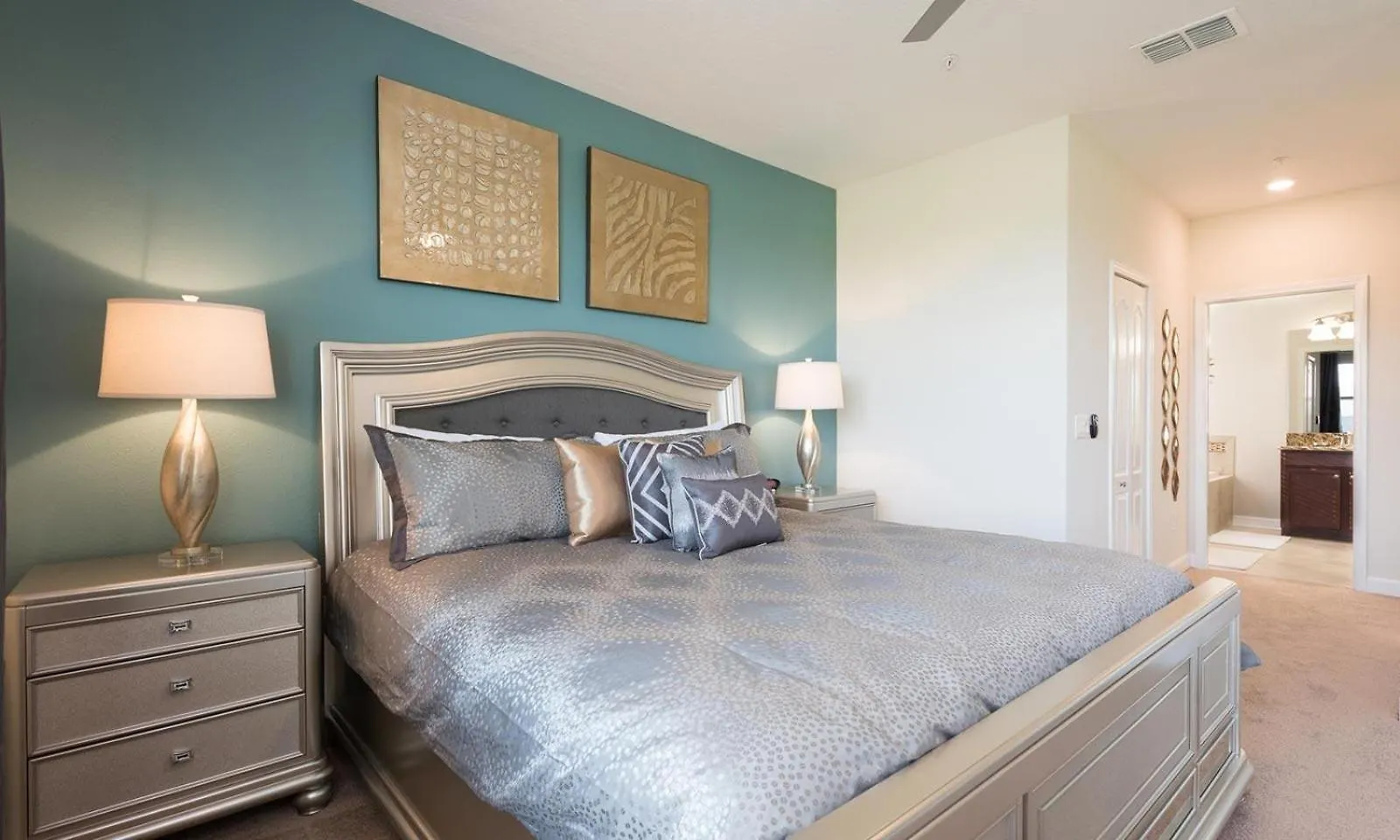 Semesterbostad Cozy 3 Bdrm Townhouse With Patio In Champions Gate Villa Davenport USA