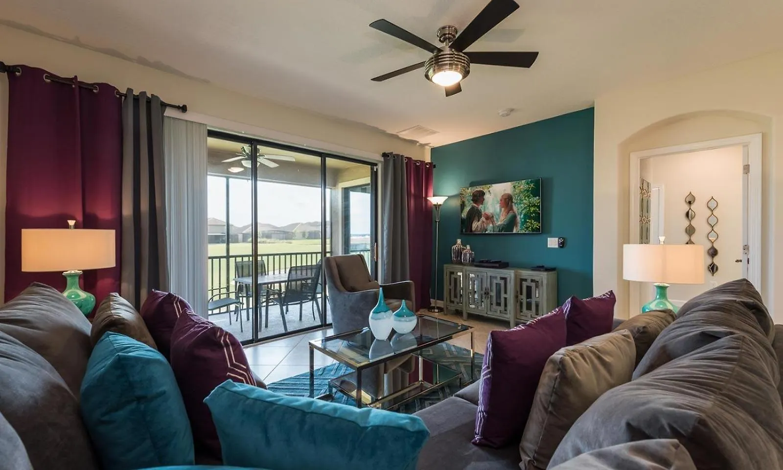 Cozy 3 Bdrm Townhouse With Patio In Champions Gate Villa Davenport Semesterbostad